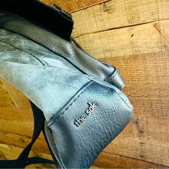 The Sak Ventura II Distressed Leather Convertible Backpack/Crossbody - Picture 11 of 16